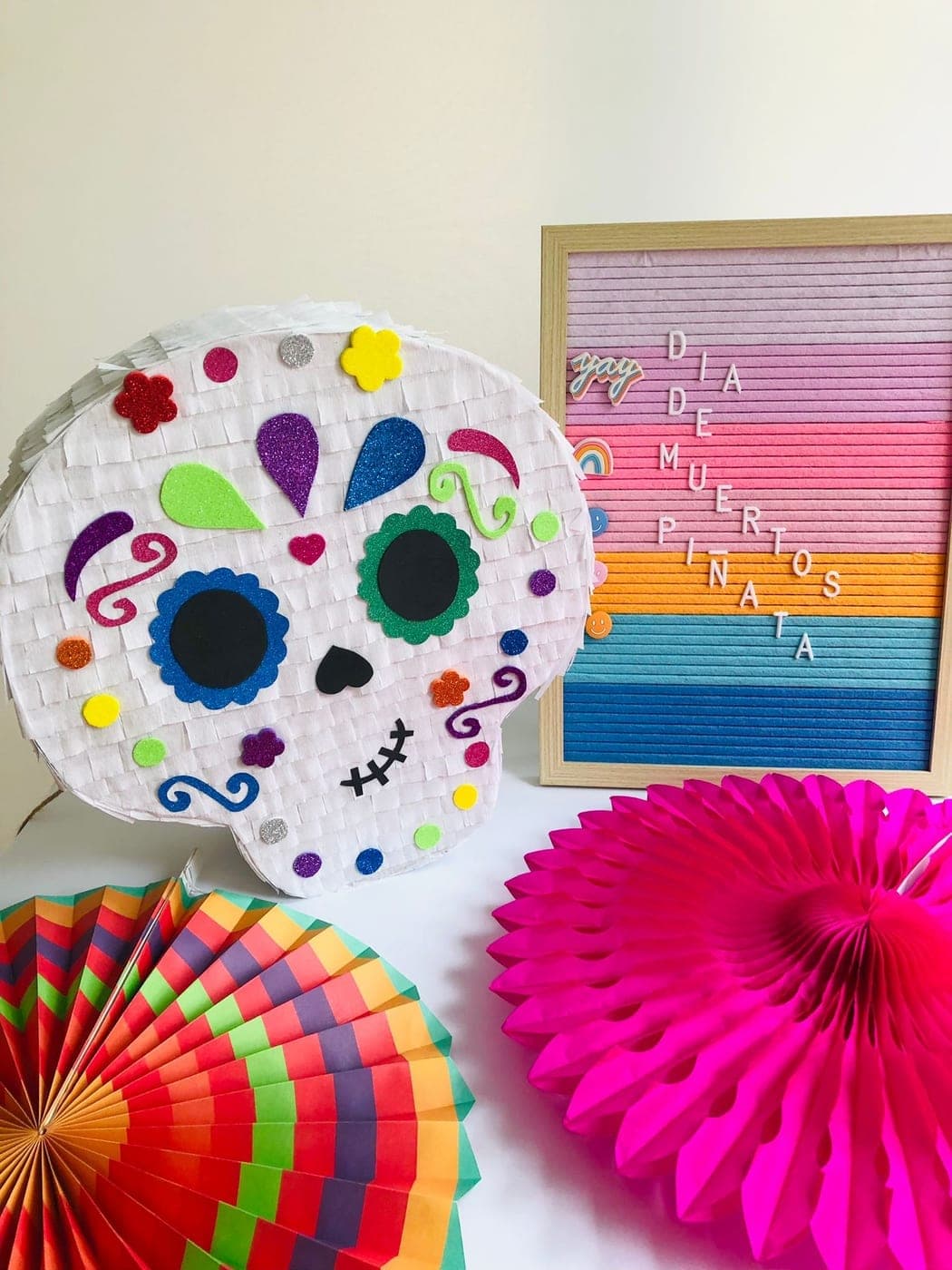 Diadelosmuertos Skull Mexican Pinata