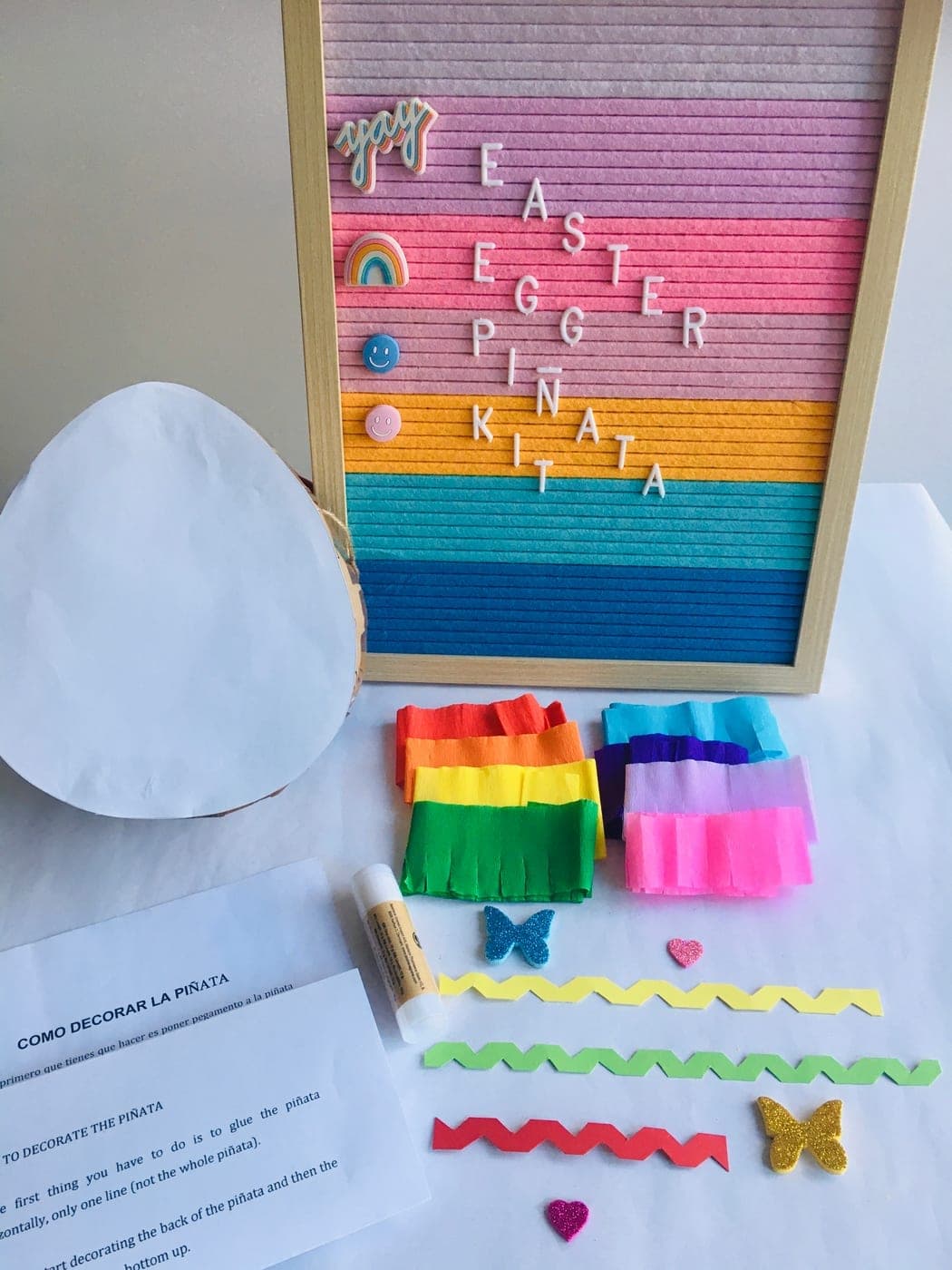 Easter Egg Easter Pinata Kit