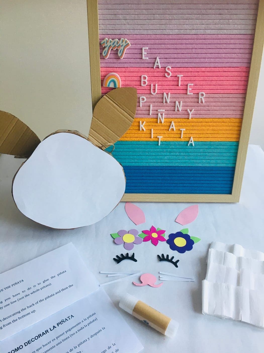 Rabbit Easter Pinata Kit