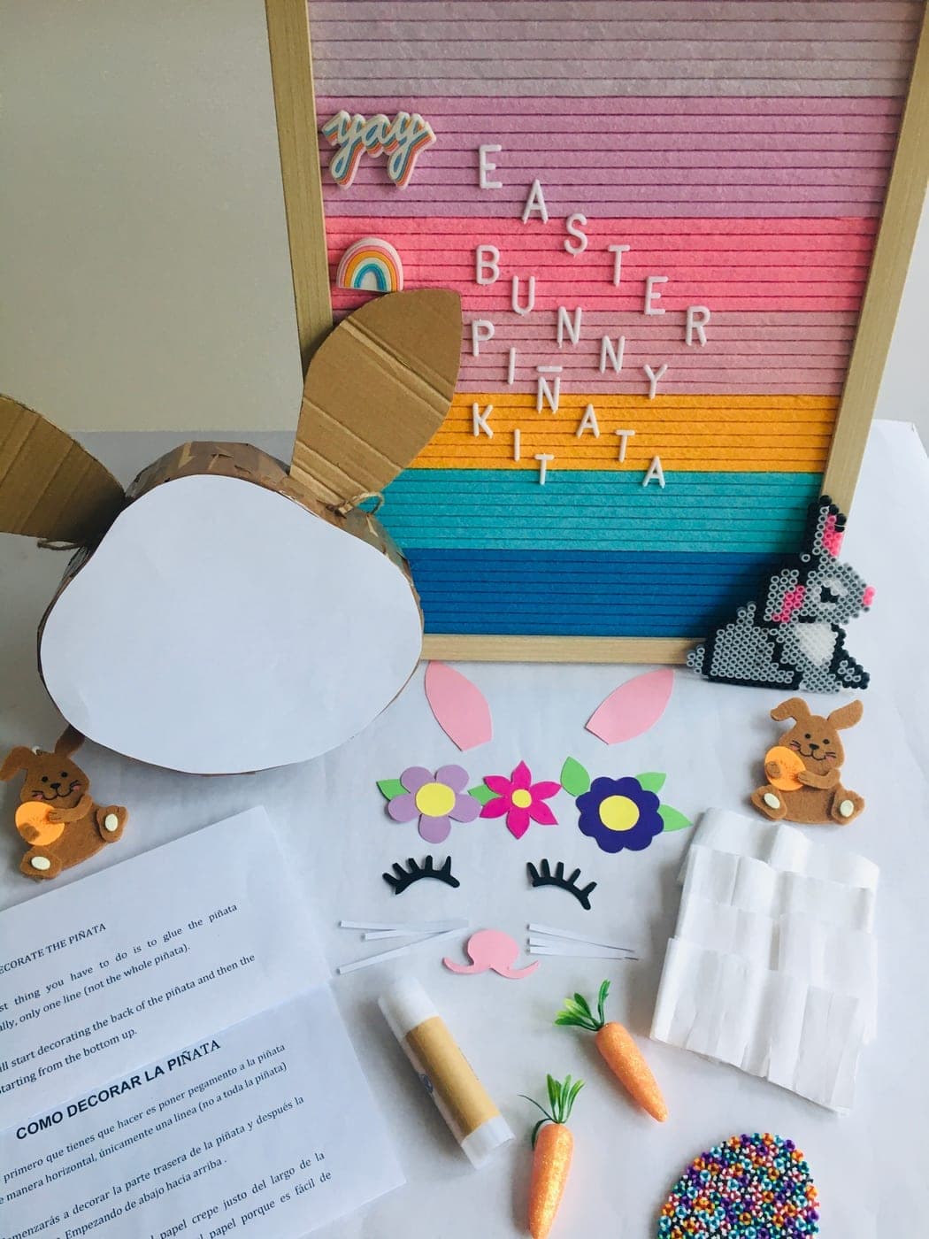 Rabbit Easter Pinata Kit