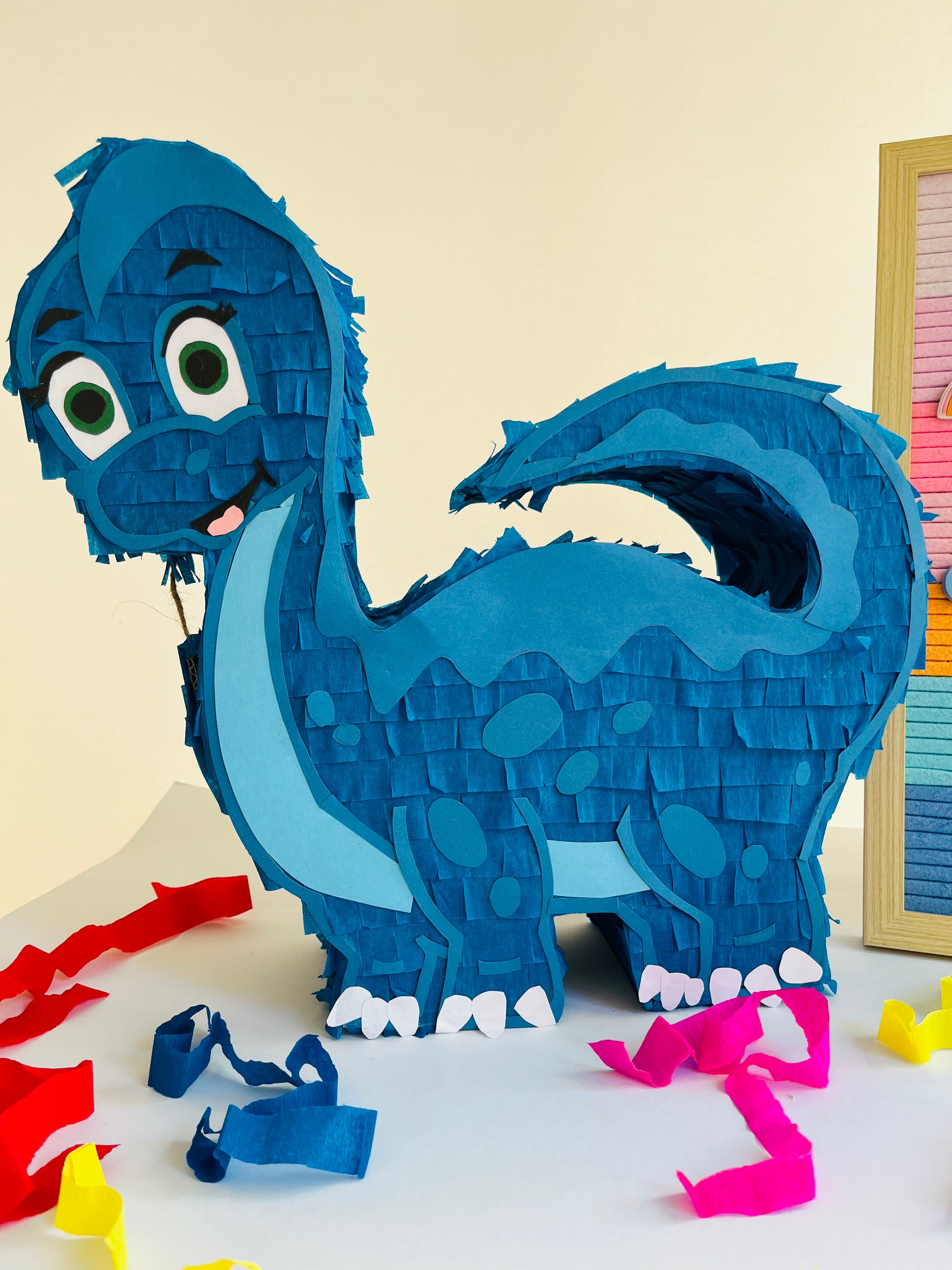 Blue Dino Pinata